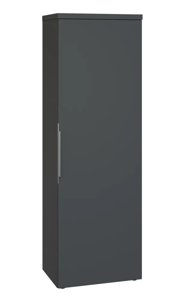 SIN 5 - 6D kancelářská skříň, 1-dveřová, pravá, 1820x600x400, antracit